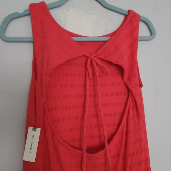 NWT Anthropologie Flounced Open-Back Mini Dress | S - Picture 5 of 6